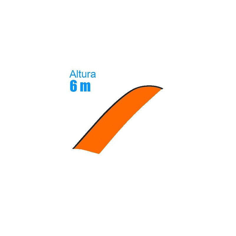 Bandera suelta Modelo Lágrima XXL