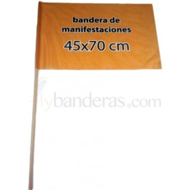 Banderas 45x70cm. Incluye palo