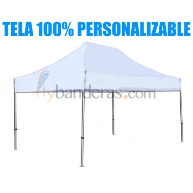 Carpa Personalizada Plegable  3x4,5m