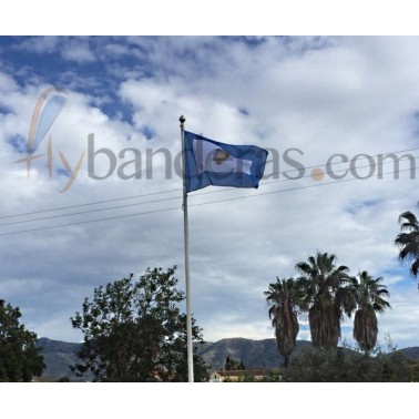 Bandera publicitaria. Trabajo real de Flybanderas