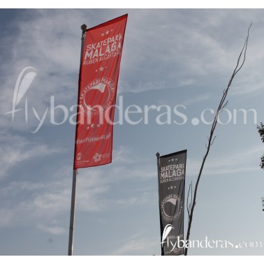 Comprar banderas verticales publicitarias