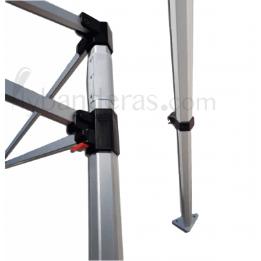 Patas aluminio resistente para carpas