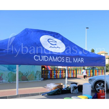 Carpas publicitarias impermeables 3x4,5m