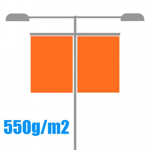 Comprar Banderolas Para Farolas 550gr/m2 - Banderas, Banderolas