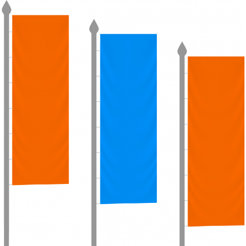 Banderas Verticales